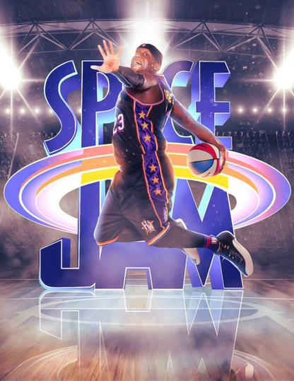 Mouse Pad Space Jam/Basketball